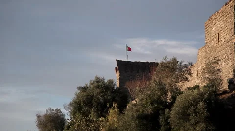 Castle of Ourém Stock Footage 56889262