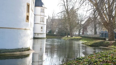 Castle in Paderborn Stock Footage 105157921