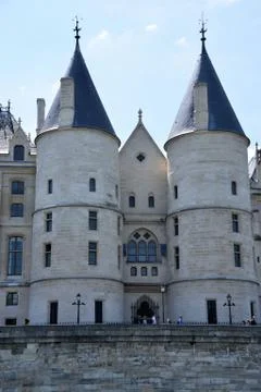 Castle in Paris 库存照片