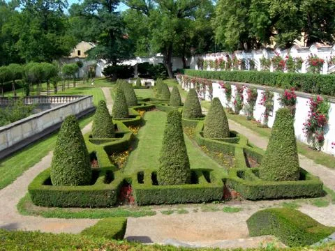 Castle park Stock Photos