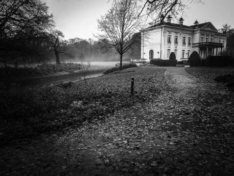 Castle in a park Stock Photos