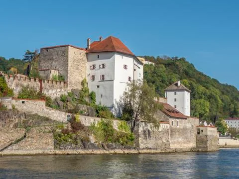 Castle of passau Stock Photos