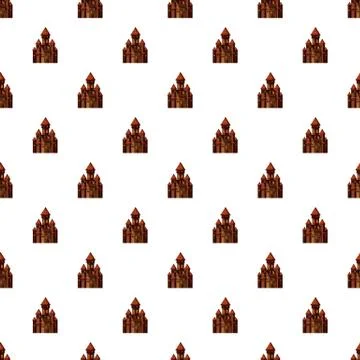 Castle pattern Stock Illustration