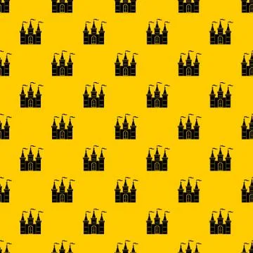 Castle pattern vector Stock Illustration