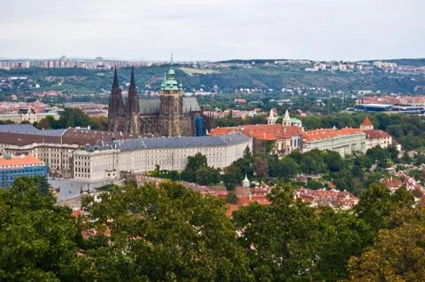 Castle of Prague Stock Photos