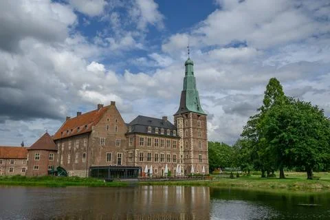 The castle of raesfeld in germany Stock Photos