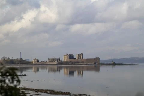 Castle with reflections Stock Photos