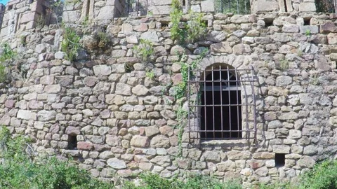 Castle of Requesens. Stock Footage 78521275