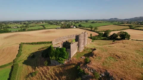 Castle Roche - County Louth - Cinematic Aerial Drone Footage - Ireland Stock Footage 233982396