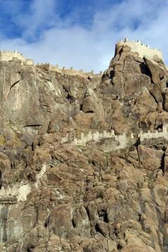 Castle on the rock Foto stock