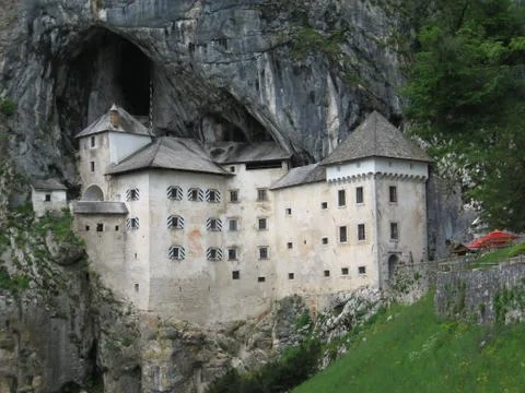 Castle in the rock Stock Photos