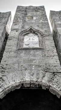 Castle of Rodos Stock Photos