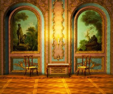 Castle room Stock Photos
