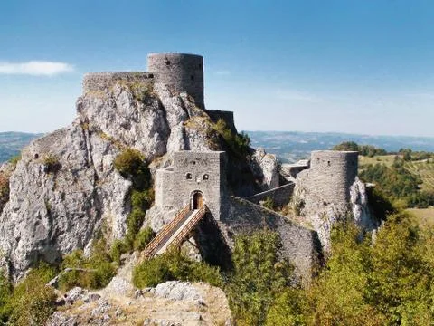 Castle ruin Stock Photos