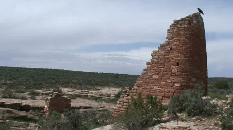 Castle Ruins 5 Stock Footage 661719