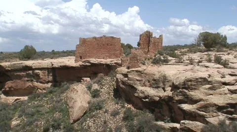 Castle Ruins 6 Stock Footage 661759