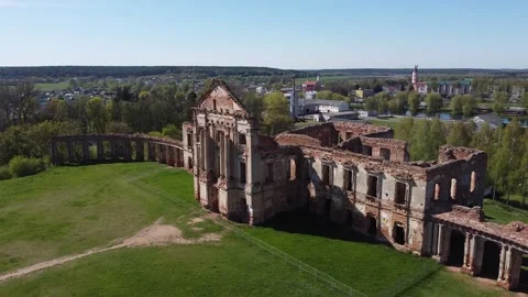 Castle ruins Video stock 194494811
