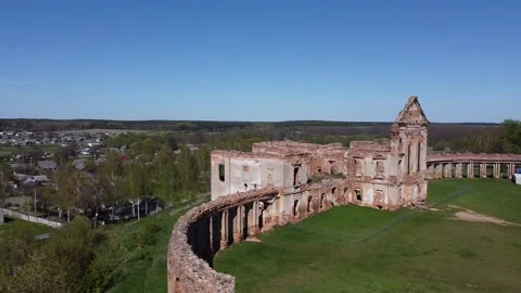 Castle ruins Video stock 194494812