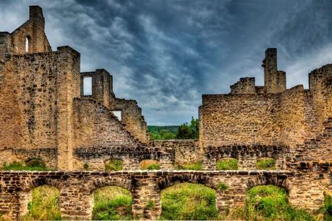 Castle ruins Stock Photos