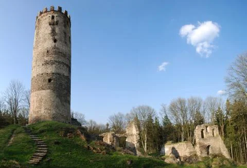 Castle ruins Foto stock