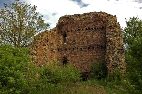 Castle ruins Foto stock