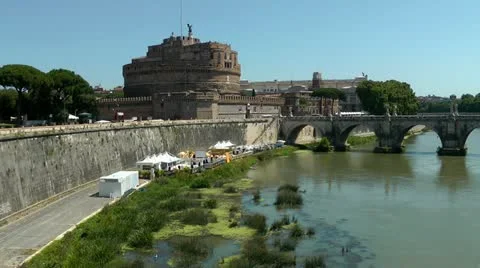 Castle saint angel Stock Footage 11534114