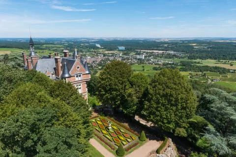 Castle in sancerre Stock Photos