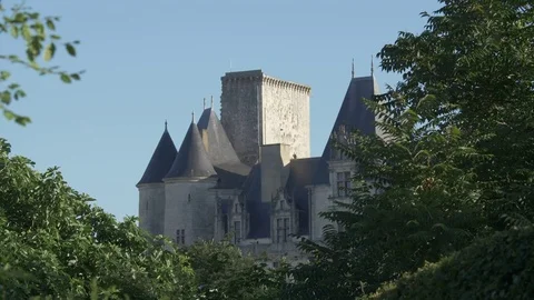 The castle of Sans Stock Footage 96194639