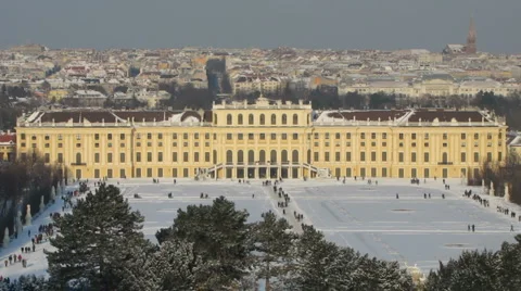 Castle Schonbrunn 스톡 동영상 1078834