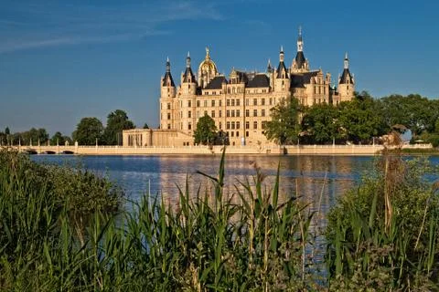 Castle in schwerin Stock Photos