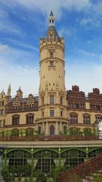 Castle of schwerin Stock Photos