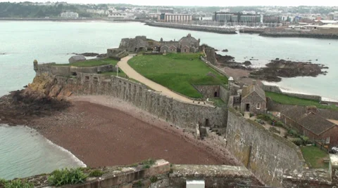 Castle by the Sea 3 Stock Footage 38029568