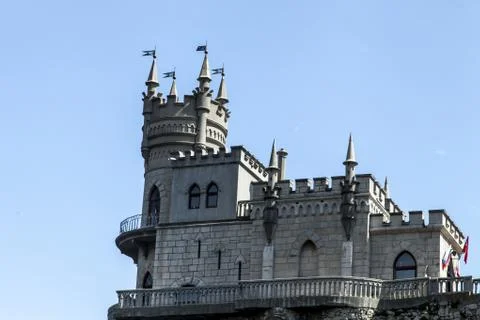 The castle by the sea Stock Photos