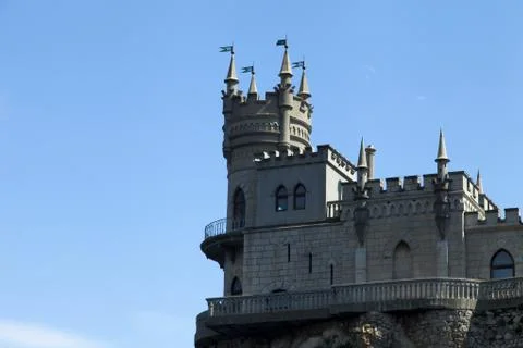 The castle by the sea Stock Photos