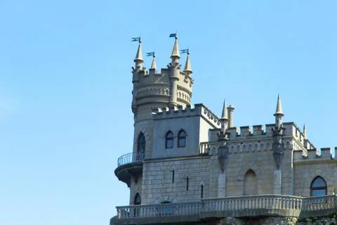 The castle by the sea Stock Photos