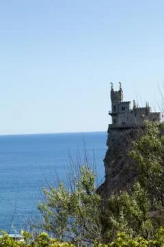 The castle by the sea Stock Photos