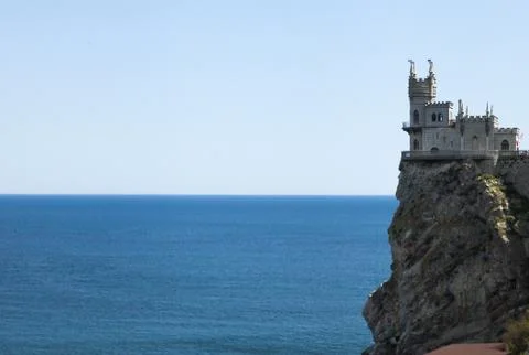 The castle by the sea Stock Photos