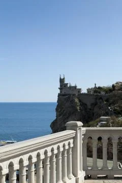 The castle by the sea Stock Photos