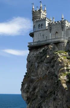 The castle by the sea Stock Photos