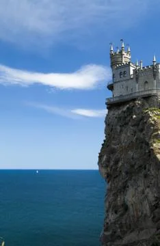 The castle by the sea Stock Photos