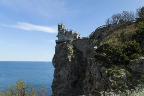 The castle by the sea Stock Photos