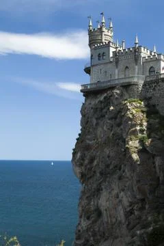 The castle by the sea Stock Photos