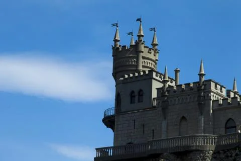 The castle by the sea Stock Photos