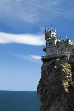 The castle by the sea Stock Photos