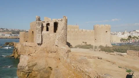  castle sea in safi Video stock 134685276