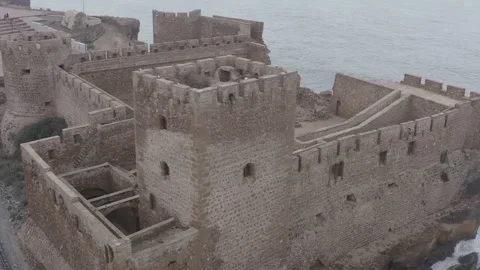 Castle Sea In Safi Video stock 209511870