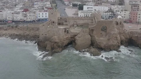 Castle Sea In Safi Video stock 209512329