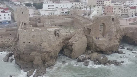 Castle Sea In Safi Video stock 209512817