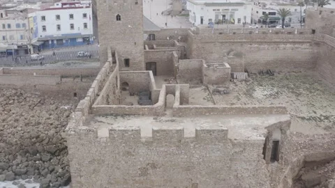 Castle Sea In Safi Video stock 209513321