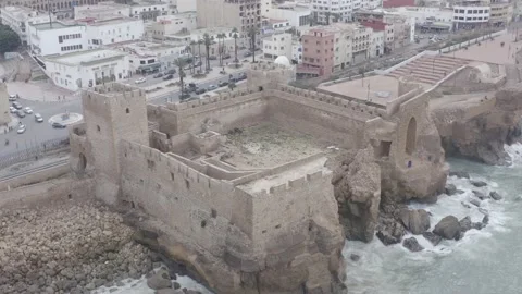 Castle Sea In Safi Video stock 209513818
